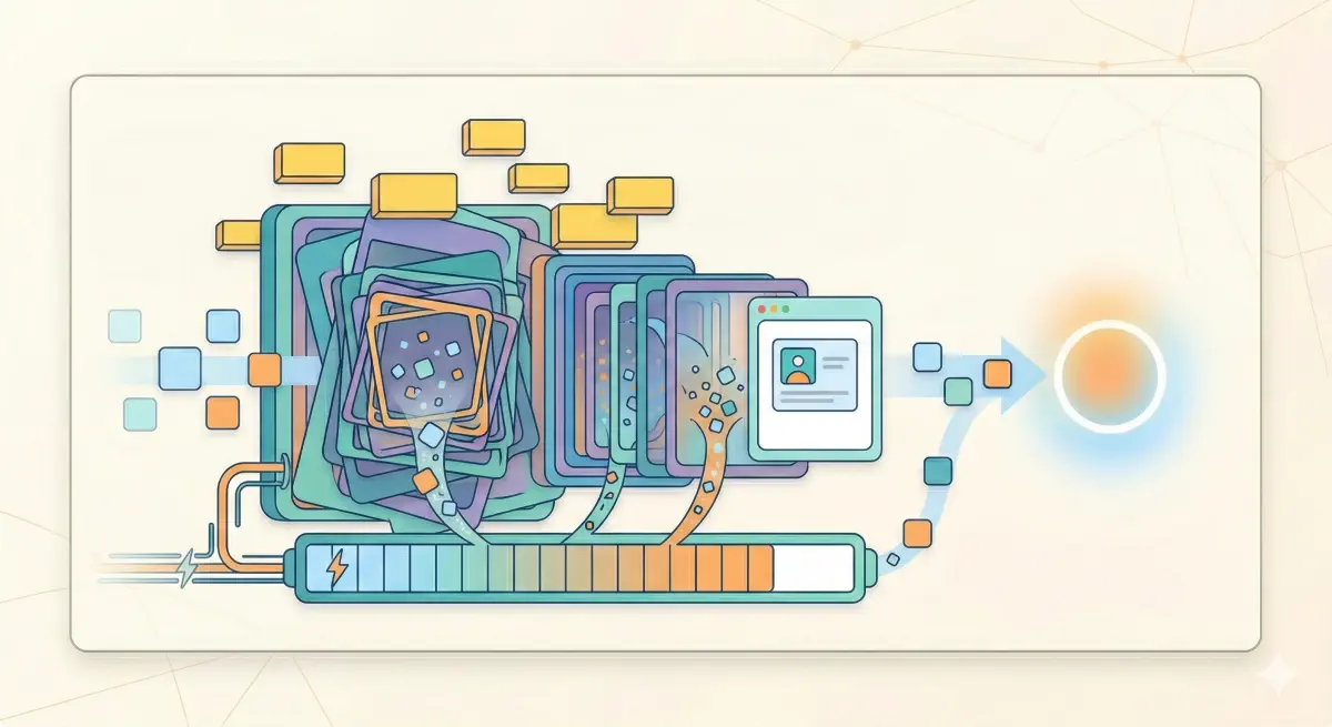Comparison showing 16,180 HTML tokens versus 3,150 Markdown tokens for the same content