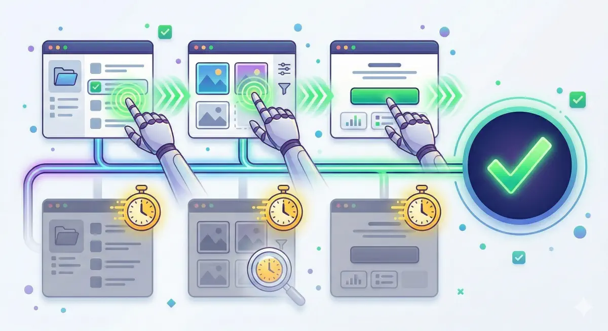 INP thresholds mapped to agent behavior: good under 200ms, needs improvement 200-500ms, poor above 500ms