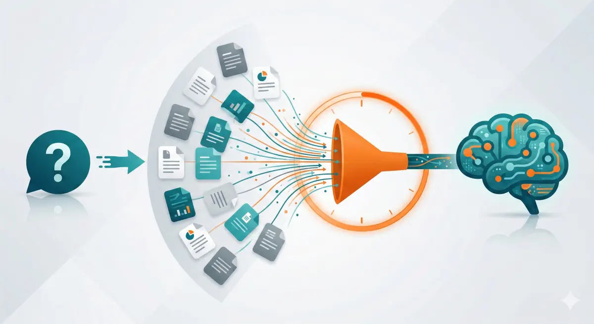Timeline showing TTFB thresholds and the point at which AI retrieval drops a slow source