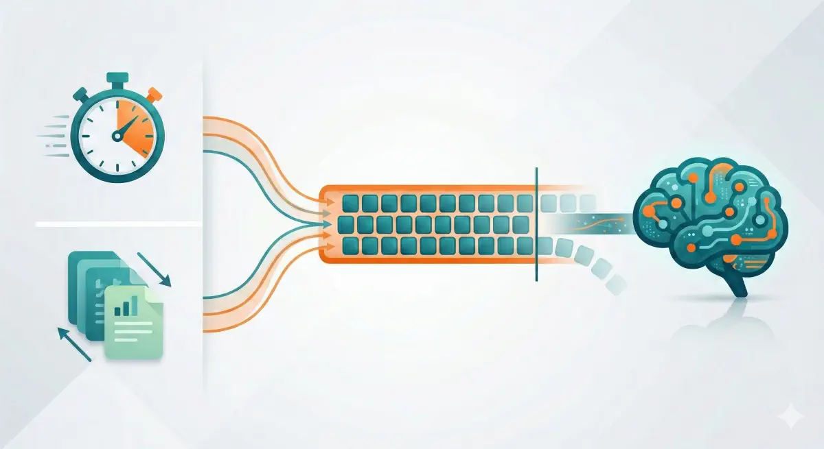Side-by-side comparison of JavaScript-rendered page versus the raw HTML shell seen by AI crawlers